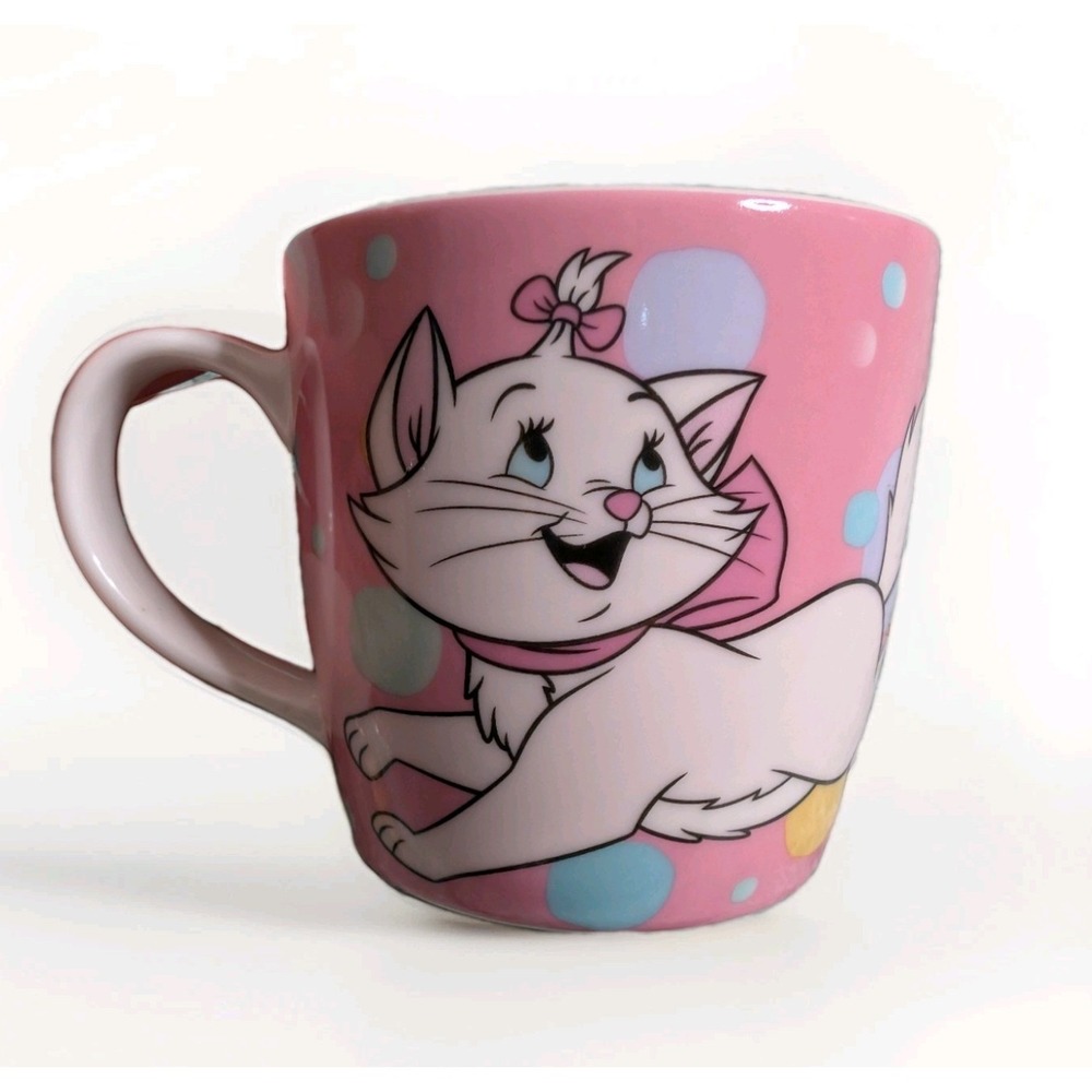 Aristocats Marie Coffee Cup Mug Disney White Pink Thailand